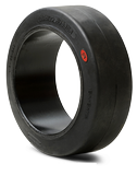 36x14x30 Forklift Tires 36x14x30 Smooth Black Rhino Universal Solid Press-on Forklift Tire