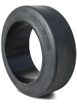 12x4-1/2x8 Forklift Tires 12x4-1/2x8 Smooth Black Rhino R1 Solid Press-on Forklift Tire