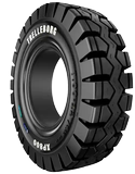 250-15 Forklift Tires 250-15/7.00 Black LOC Traction Solid XP800 (7.00 LOC rim)