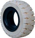 15x4-1/2-8 Forklift Tires 15x4-1/2-8/3.00 Traction Non-Marking Rhino Rubber Forte Solid Pneumatic (3.00 Standard Rim) (125/75-8)