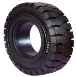 4.00-8 Forklift Tires 4.00-8/3.00 Traction Black Rhino Rubber Forte Solid Pneumatic (3.00 Standard Rim)